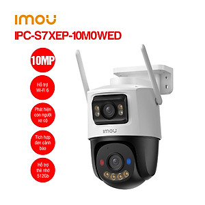 Camera Wifi IMOU 2 Mắt Ngoài Trời S7XP Cruiser Dual 6MP/10MP, quay 360 độ, đàm thoại 2 chiều - Hàng chính hãng