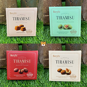 Socola Sữa Beryl's Tiramisu Có Thêm Phô Mai Mascarpone 65G