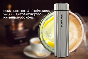Bình giữ nhiệt inox 304 Sunhouse 450ml KS-TU450I