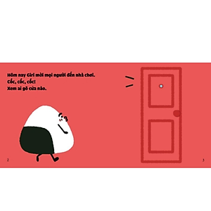Sách Chơi Cùng Giri Chú Bé Cơm Nắm - Ai Gõ Cửa Đấy?