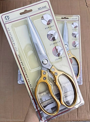 Kéo Cắt Gà Làm Bếp Đa Năng ASAKH SK5 Cán Thép No.H48 Loại To Dày