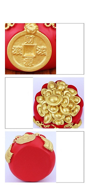 Túi Đỏ Vàng Thần Tài Chiêu Tài Lộc