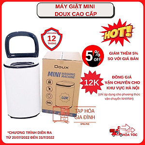 Máy giặt mini DOUX LUX phiên bản mới nhất bảo hành 1 năm - Hàng nhập khẩu