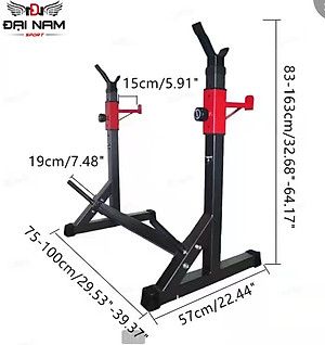 Bộ Giá Đỡ Tạ Đa Năng Điều Chỉnh GD165 Đại Nam Sport Nhập Khẩu