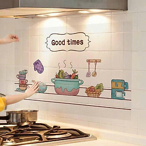Giấy Dán Tường Cách Nhiệt, Chống Dầu Mỡ Dành Cho Bếp - Decal 3D Họa Tiết - HÀNG CHÍNH HÃNG MINIIN