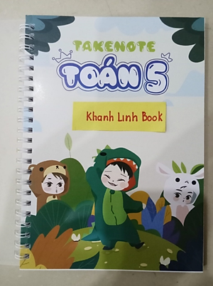Sách - takenote toán + tiếng việt + tiếng anh lớp 5