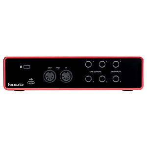 Soundcard thu âm Focusrite Scarlett Solo, 2i2, 4i4 (Gen3) - Hàng Nhập Khẩu