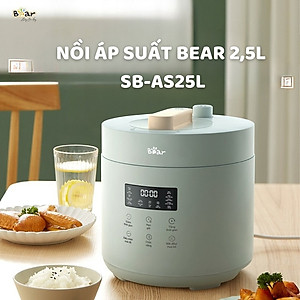 Nồi áp suất Bear SB-AS25L 2.5L (600W) - Hàng chính hãng