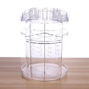 Kệ Đựng Mỹ Phẩm 3 Tầng Tròn Xoay 360 độ Tiện Lợi Cực Xinh