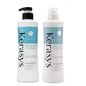 Dầu gội Kerasys Moisutre cân bằng độ ẩm cho tóc xơ rối Hàn Quốc 600ml tặng kèm móc khoá