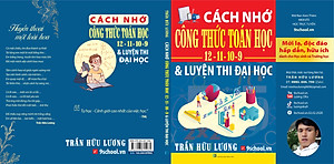 Sách Cách nhớ Công thức Toán Học 12-11-10-9.