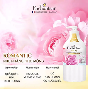 Sữa Tắm Nước Hoa Enchanteur Romantic 650g