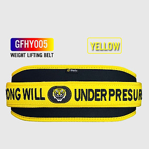 Đai Lưng Tập Gym, Nâng Tạ, Đai Lưng Thể Hình Cao Cấp Chính Hãng Glofit GFHY005, Đai Lưng Tập Gym Cao Cấp Cho Nam Nữ (Hàng Chính Hãng)