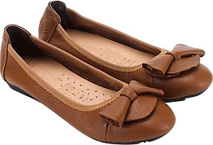 Giày Nữ Búp Bê Da Bò Huy Hoàng HT7905 - Da