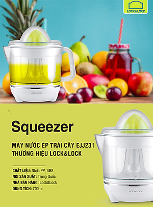 Máy Vắt Cam Lock&Lock EJJ231 (40W) - Hàng chính hãng