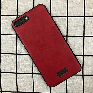 Ốp Lưng Da SULADA Viền silicon cho iPhone 8 Plus - Hàng Chính Hãng