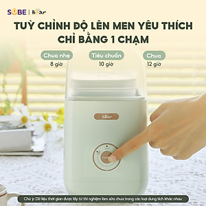 Máy làm sữa chua Bear 1L SB-SC12C 1L (12W)- Hàng chính hãng
