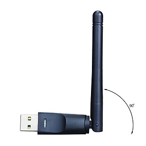 USB Thu Wifi Chuẩn N Tốc Độ Cao 150Mbps Tăng Khả Phạm Vi Thu Phát Sóng Wifi Cho Máy Tính Xách Tay, Máy Tính Để Bàn, Thiết Bị Thu Nhận Ngoại Vi - Hàng nhập khẩu