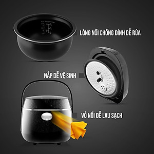 Nồi cơm điện tử Elmich RCE-1789 (1.2 Lít) - Hàng chính hãng