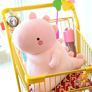 Gấu Bông Khủng Long Giá Rẻ Nhất - Khủng Long Nhồi Bông Béo Mập 45cm Mềm Mịn Cute - Bông Gòn 100% Cao Cấp An Toàn Cho Bé