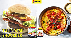 Thịt Heo Hộp Ham Vai Heo Tulip 340g - Nhập Khẩu Đan Mạch | Tulip Pork Shoulder 340g