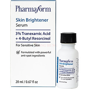Tinh chất dưỡng trắng Pharmaform Skin Brightener Serum 3% Tranexamic Acid + 5% Niacinamide (20ml) - Hàng chính hãng