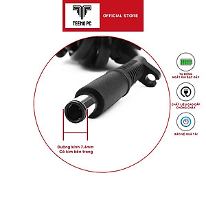 Sạc Tương Thích Cho Laptop Dell Inspiron N4110 N5110 N4010 N4030 N5010 19.5V 4.62A 90W Chân Kim To Size (7.4 X 5.0)Mm - TEEMO PC Hàng Nhập Khẩu