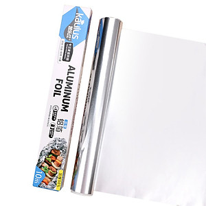 Giấy Bạc Nướng Thực Phẩm, Màng Nhôm Nướng Thịt, Bảo Quản Thức Ăn Nồi Chiên Không Dầu, Lò Nướng 30cmx5,10,20m - Hàng Chính Hãng MINIIN