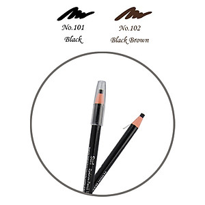 Chì mày xé Suri Eyebrow Pencil Hàn Quốc No.101 Black tặng kèm móc khoá