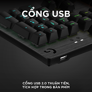 Bàn phím game cơ học Logitech G512 - Hàng chính hãng