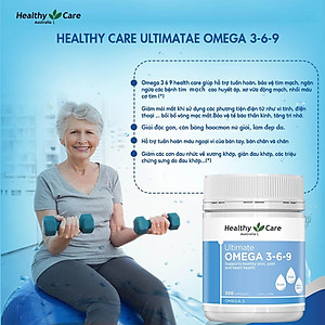 Omega 3-6-9 Úc Healthy Care Ultimate 1000mg Tạo sức khỏe cho tim, não, khớp, mắt và cải thiện da khô - OZ Slim Store
