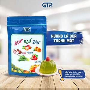 Bột Rau  Câu hương Lá Dứa(200g/gói), Bột rau câu (Jelly) giòn dẻo