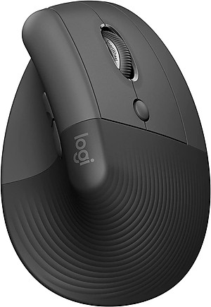 Chuột công thái học không dây Logitech Lift Vertical Ergonomic - Hàng Chính Hãng