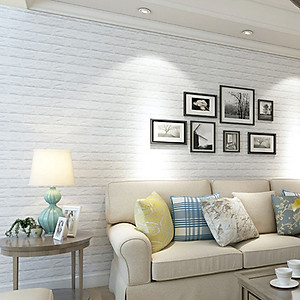 Bộ 20 miếng xốp dán tường giả gạch 3D 70x77cm
