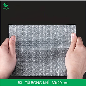 B3 - 30x20 cm - 25 Túi bóng khí chống sốc đóng hàng - Túi gói hàng, bọc chống sốc, xốp chống sốc