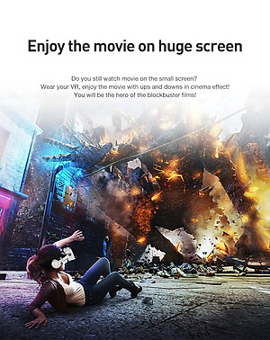 Hàng Chính Hãng - Kính Thực Tế Ảo VR Shinecon G04BS Model 2021 Tai Nghe Kết Nối Bluetooth Hỗ Trợ Điện Thoại 6.5 Inches