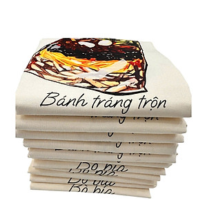 Túi tote trơn và hoạ tiết hình dễ thương xinh xắn nhiều size 3B