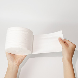 Giấy vệ sinh giấy cuộn cao cấp Ecotissue 3 lớp lốc 10 cuộn có lõi/không lõi cao cấp mềm dai tự nhiên