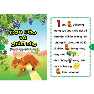 Bộ Sách Phát Triển Tư Duy Và Ngôn Ngữ Cho Bé - Truyện Ngụ Ngôn Thế giới đặc sắc tập 1