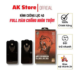 Kính Cường Lực dành cho iPhone KingKong CHÍNH HÃNG 4D 