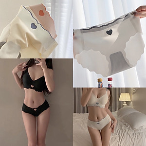 Bộ 5 Quần lót nữ su tim - Quần lót kháng khuẩn cao cấp - Quần lót nữ tàng hình