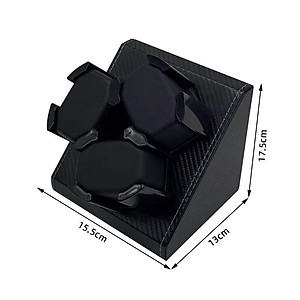 ￼Hộp Xoay Đồng Hồ Cơ Dành Cho 3 Chiếc Chất Liệu Da