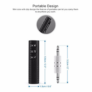 SOAIY Đầu thu bluetooth receiver tạo kết nối âm thanh 4.1 rảnh tay - Hàng Nhập Khẩu