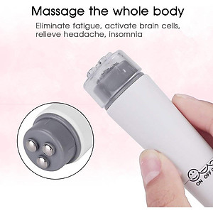 Máy Massage Mắt Mini Cầm Tay 4 Đầu Thay (Có Hàng Sẵn) Cây Lăn Mặt Nâng Cơ (Hàng Chính Hãng)