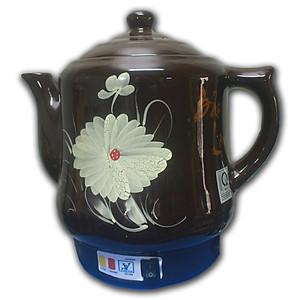 Ấm Siêu Sắc Thuốc Điện Tự Động Gốm Bát Tràng Bảo Long Phú Vinh Cao Cấp PV-368T (5 lít) - Màu Ngẫu Nhiên - Hàng Chính Hãng