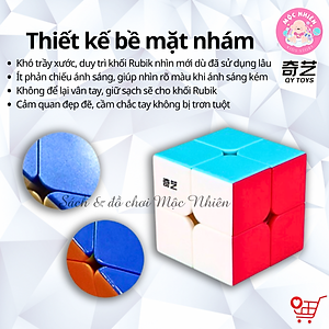 Rubik cao cấp mượt hiệu Qiyi QY TOYS – Stickerless 2x2 3x3 4x4 5x5 Pyraminx Skewb Megaminx Square-1 Windmill Dino Axis