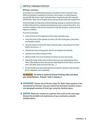 Q: Skills For Success: Level 5: Listening And Speaking Student Book With iQ Online Practice - 3rd Edition