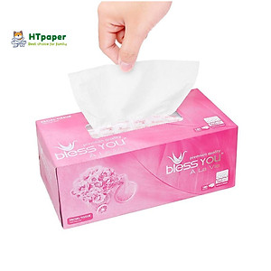 Khăn Giấy Hộp, Khăn Giấy Rút Bless You À La Vie 180 tờ x 2 lớp cao cấp mềm mịn