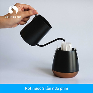 Cà phê Sơn La Blend - SHIN Cà Phê - Phin giấy - Hộp 5 gói