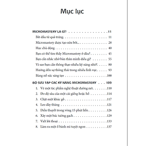 Sách Micromastery - Thành Thạo Kỹ Năng Nhỏ, Vươn Đến Thành Công Lớn